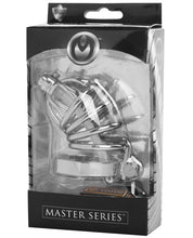Load image into Gallery viewer, Master Series Chastity Cage W-flexible Urethral Plug