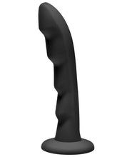 Load image into Gallery viewer, Strap U Ripples Silicone Strap-on Compatible Dildo - Black