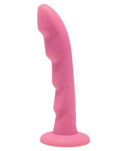 Load image into Gallery viewer, Strap U Ripples Silicone Strap On Compatible Dildo - Pink