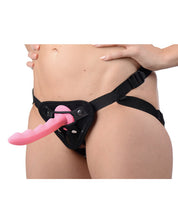 Load image into Gallery viewer, Strap U Ripples Silicone Strap On Compatible Dildo - Pink