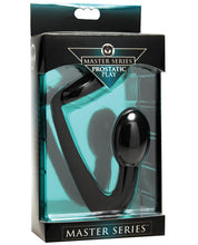 Load image into Gallery viewer, Master Series Silicone Cock Ring W-anal Plug # 1