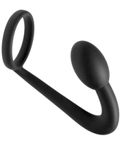 Load image into Gallery viewer, Master Series Silicone Cock Ring W-anal Plug # 1