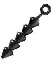 Load image into Gallery viewer, Master Series Spades Anal Beads Xl - Black