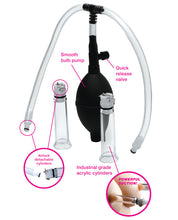 Load image into Gallery viewer, Size Matters Nipple Pumping System W-dual Cylinders