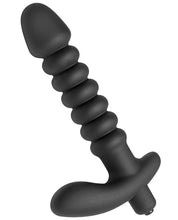 Load image into Gallery viewer, Master Series Prostatic Play Quest Slim Prostate Vibe - Black