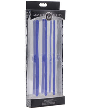 Load image into Gallery viewer, Master Series Invasion Silicone Urethral Sound Trainer Set - Blue Set Of 3