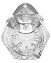 Load image into Gallery viewer, Master Series Detained 2.0 Restrictive Chastity Cage W-nubs - Clear