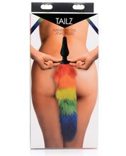 Load image into Gallery viewer, Tailz Rainbow Tail Anal Plug