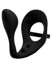 Load image into Gallery viewer, Prostatic Play Excursion Silicone Triple Stim Anal Plug W-cock &amp; Ball Ring