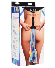 Load image into Gallery viewer, Tailz Rainbow Pony Tail Anal Plug