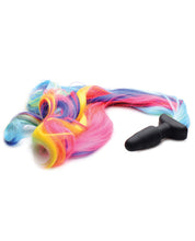 Load image into Gallery viewer, Tailz Rainbow Pony Tail Anal Plug