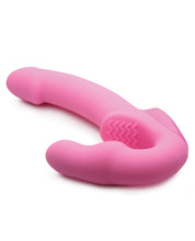 Load image into Gallery viewer, Strap U Vibrating Strapless Silicone Strap On W-remote Control - Pink