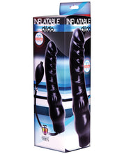 Load image into Gallery viewer, Trinity Vibes 11" Inflatable Dildo - Black