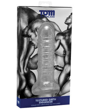 Load image into Gallery viewer, Tom Of Finland Textured Girth Enhancer - Clear