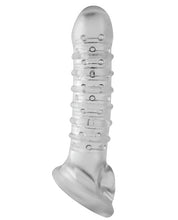 Load image into Gallery viewer, Tom Of Finland Textured Girth Enhancer - Clear