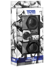Load image into Gallery viewer, Tom Of Finland Hex Nut Cock Ring Set - Set Of 3