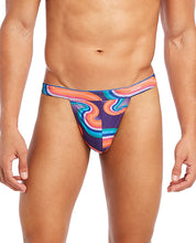 Load image into Gallery viewer, 2xist Sliq Micro 1 Y-back Thong Far Out Wave Md
