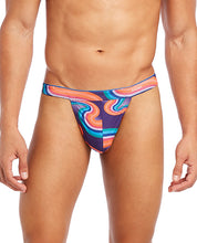 Load image into Gallery viewer, 2xist Sliq Micro 1 Y-back Thong Far Out Wave Xl