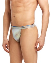 Load image into Gallery viewer, 2xist Y Back Thong Iridescent Snake Light Xl