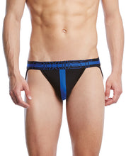 Load image into Gallery viewer, 2xist Profile Jock Strap Black W-cobalt Xl