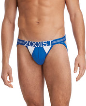 Load image into Gallery viewer, 2xist Sport Mesh Jock Strap Blue-white Xl