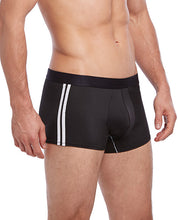 Load image into Gallery viewer, 2xist Military Stripe No Show Trunk Black-white Sm
