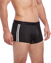 Load image into Gallery viewer, 2xist Military Stripe No Show Trunk Black-white Xl