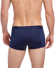 Load image into Gallery viewer, 2xist Military Stripe No Show Trunk Varsity Navy-yellow Sm