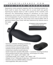 Load image into Gallery viewer, Zero Tolerance The Gental Prostate - Black