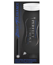 Load image into Gallery viewer, Zero Tolerance Perfect Stroke On The Go Rechargeable Vibrating Stroker - Black